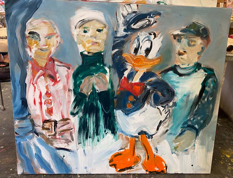 Donald+3 | 140x120cm