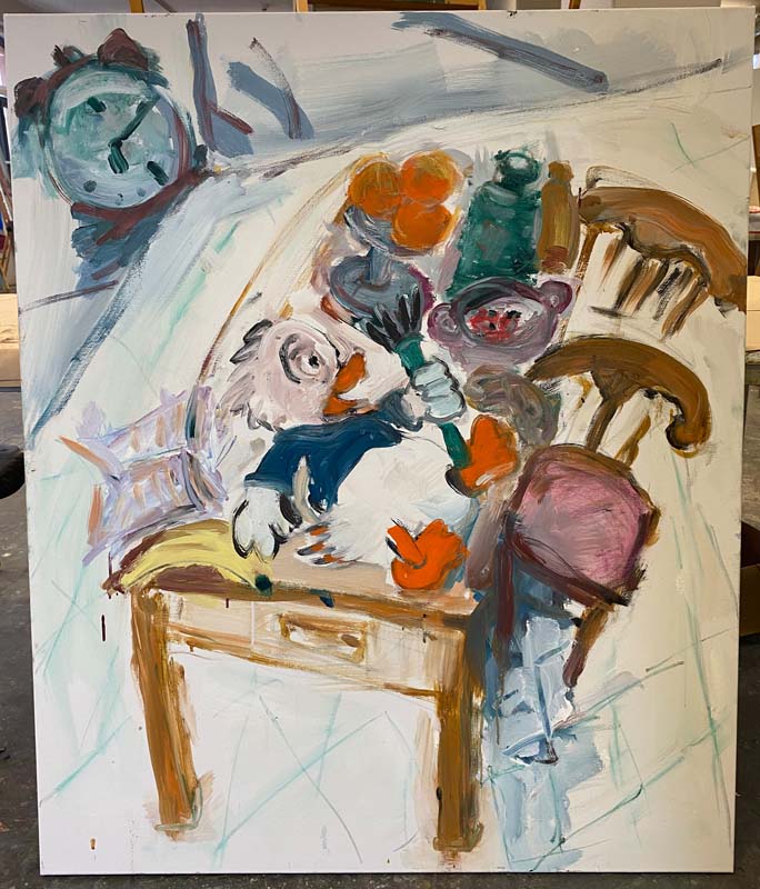 K | Termpera/Leinwand 140x120cm