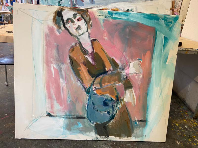 T | Termpera/Leinwand 140x120cm
