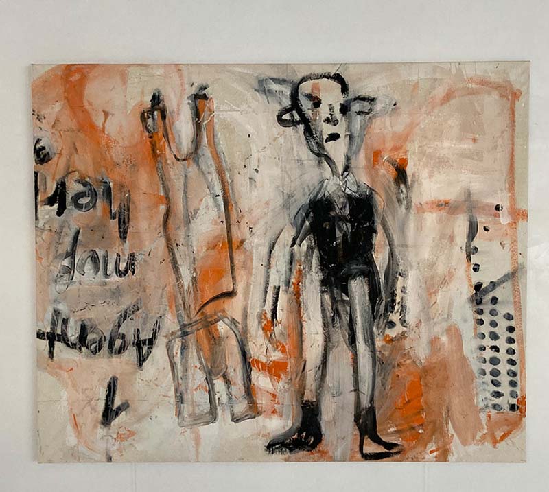 1Agent | Tempera/Leinwand | 140 x 160 cm