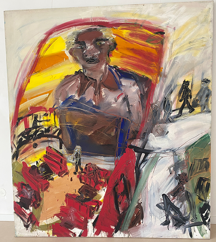 barber´s | Tempera/Leinwand | 140 x 180 cm