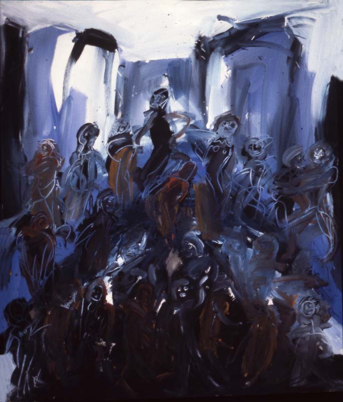 Disco | Tempera/Leinwand 160x140 cm
