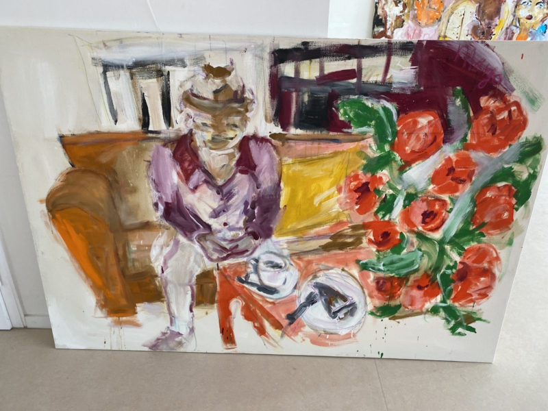 Hedi | Termpera/Leinwand 140x160cm