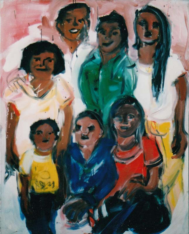 Immigrants3 | Tempera/Leinwand 160x140 cm
