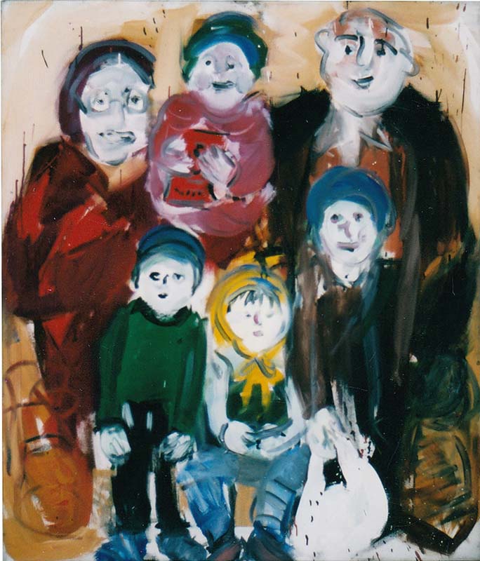 Immigrants4 | Tempera/Leinwand 160x140 cm