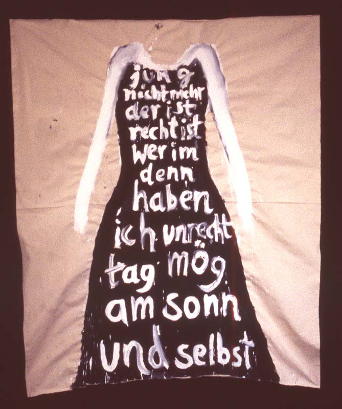 und selbst | Tempera/Leinwand | 140 x 180 cm