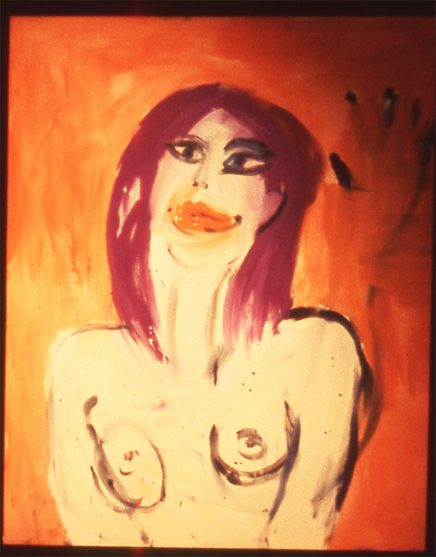 Kopf 4 | Tempera/Leinwand | 140 x 160 cm