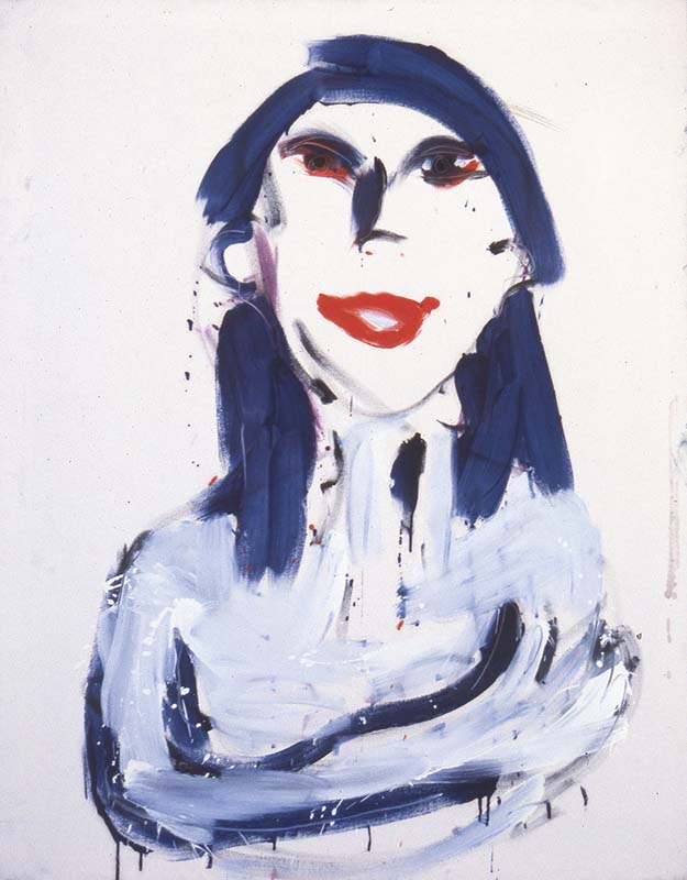 Kopf1 | Tempera/Leinwand | 140 x 160 cm