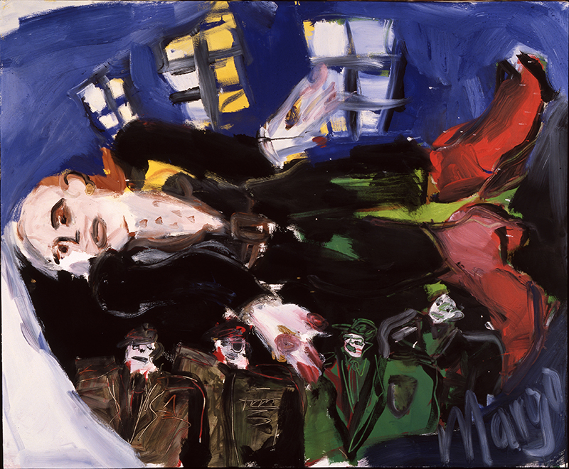 Marat/Sade7 | Tempera/Leinwand | 140 x 160 cm