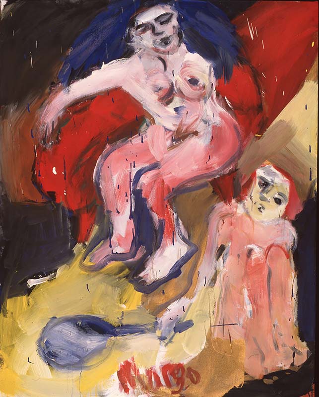 Marat/Sade 5 | Tempera/Leinwand | 140 x 160 cm