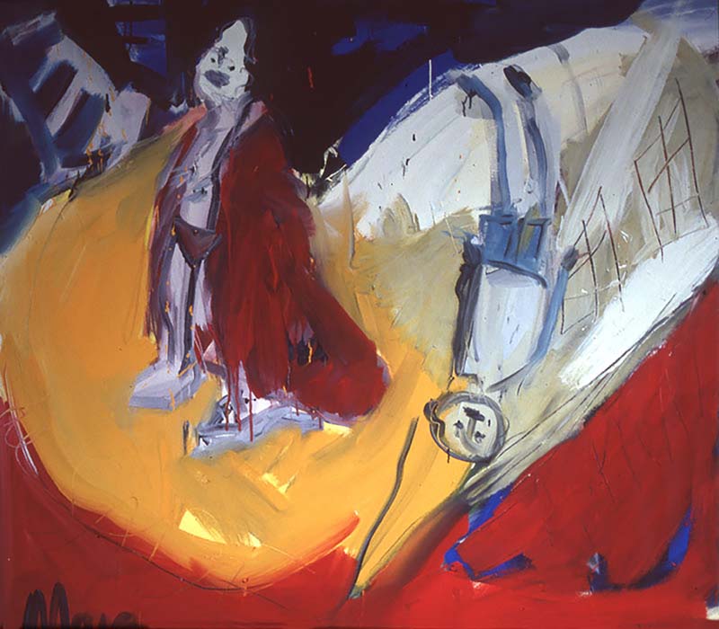Marat/Sade 6 | Tempera/Leinwand | 140 x 160 cm