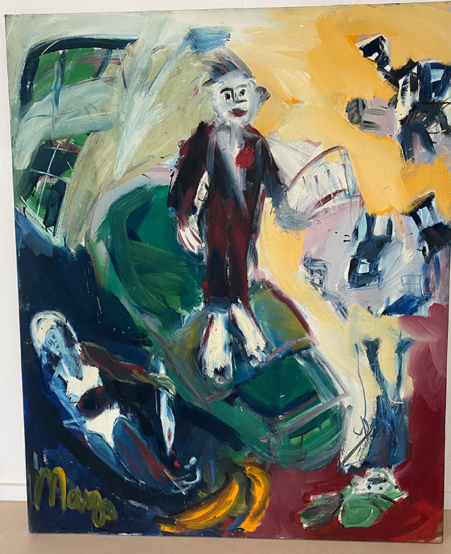 Marat/Sade 10| Tempera/Leinwand | 140 x 160 cm