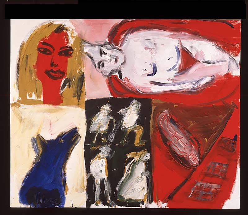 Marat/Sade 3 | Tempera/Leinwand | 140 x 160 cm