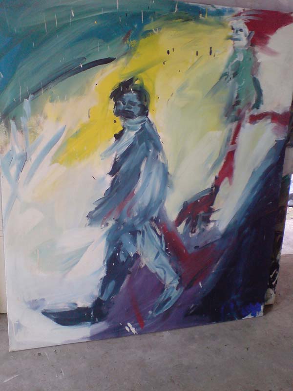 street7 | Tempera/Leinwand 160x140 cm