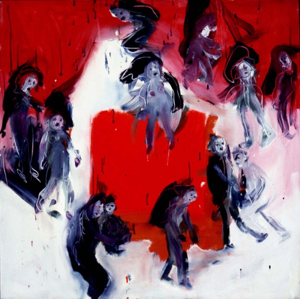 place | Tempera/Leinwand 100x100 cm