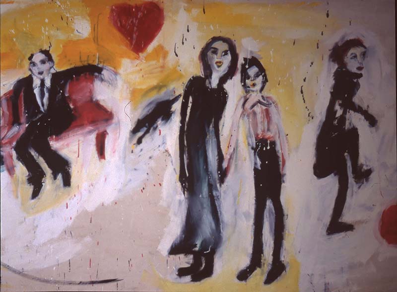 Family | Tempera/Leinwand  | 160 x 200 cm