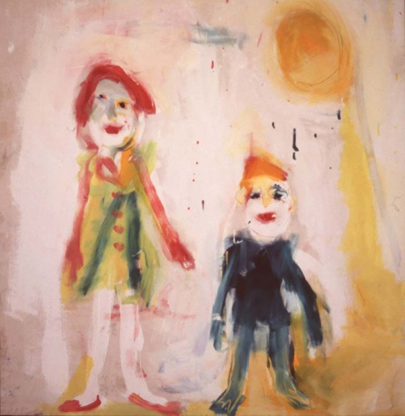 kids | Tempera/Leinwand | 100 x 100 cm