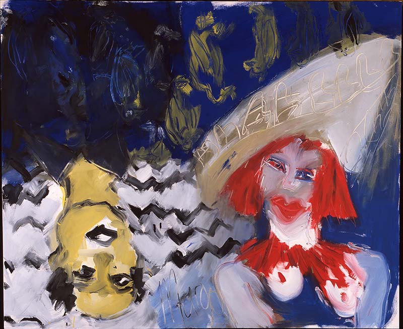 Marat/Sade 4 | Tempera/Leinwand | 140 x 160 cm
