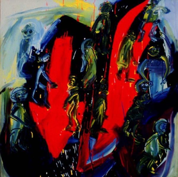 street5 | Tempera/Leinwand 100x100 cm