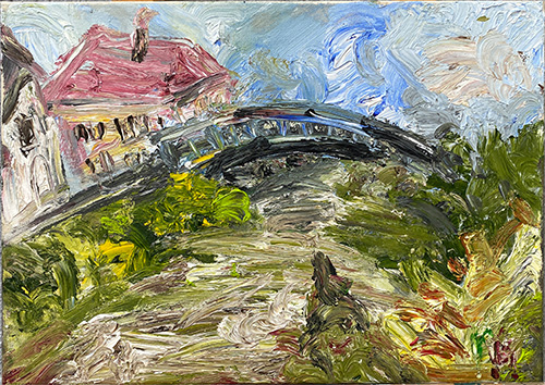 Brücke2 |  Öl/Leinwand 56x37cm