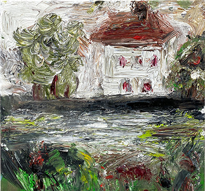 Haus |  Öl/Leinwand 30x30cm