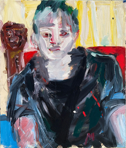 H |  Tempera/Leinwand. 60x70cm