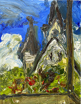 Kirche |  Öl/Leinwand 40x30cm