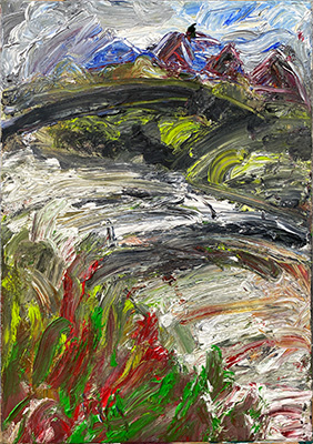 Brücke |  Öl/Leinwand 56x37cm