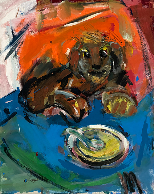 Rudi  | Tempera/Leinwand 70x90cm