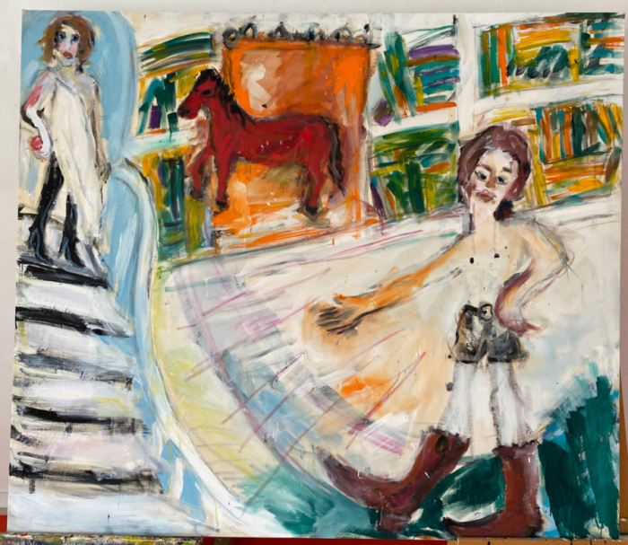 Ido |  Termpera/Leinwand 140x160 cm