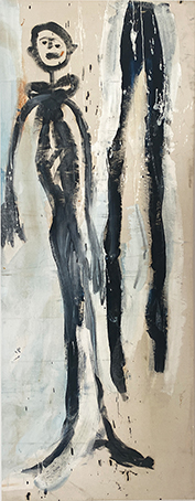 slim  | Tempera/Leinwand 150x54cm
