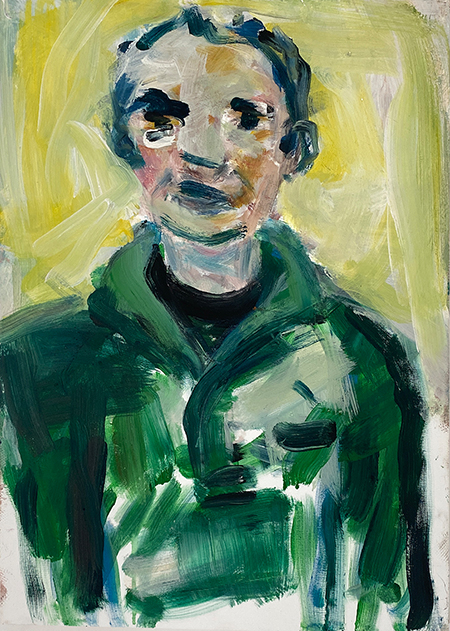 "D" | Tempera/Leinwand 50x70cm