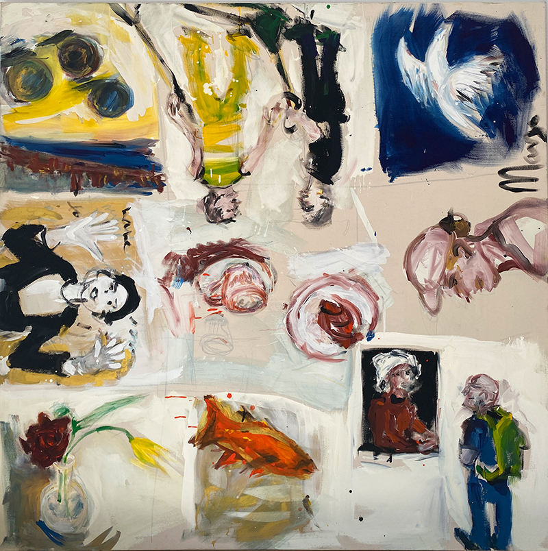 Memory  | Pigment/Leinwand 160x160 cm