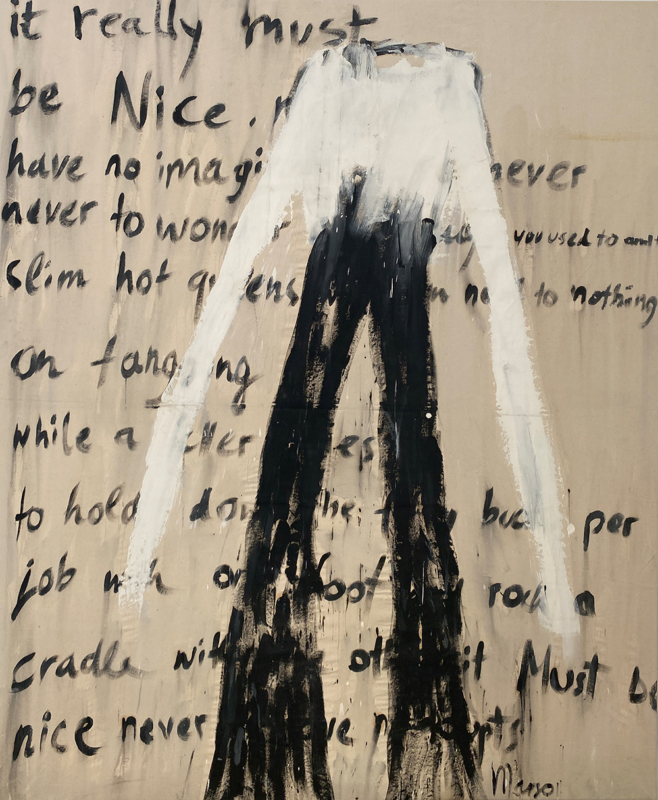 it really  | Pigment/Leinwand 180x150 cm