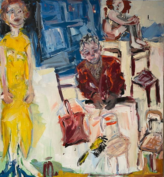 AMH | Pigment/Leinwand 160x150cm