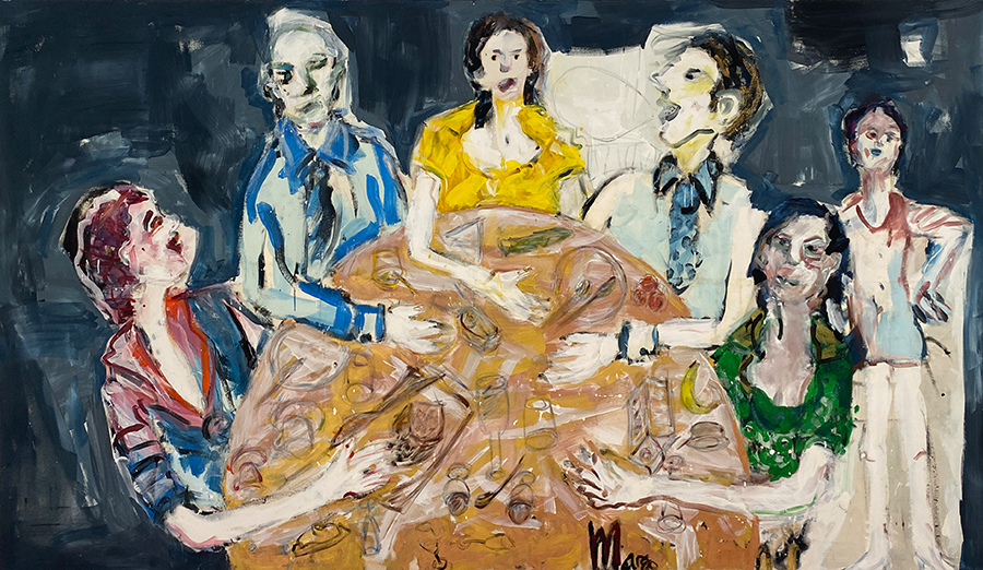 6 | Pigment/Leinwand 270x150 cm